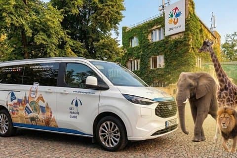 Praha ZOO Transfer med AudioGuide & Opt. Adgangsbillett