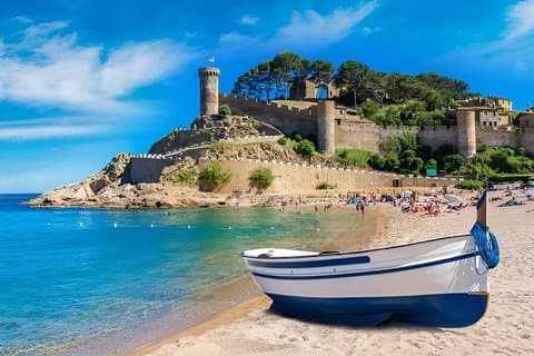 Costa Brava Sør-utflukt til Tossa de Mar med lunsj om bord