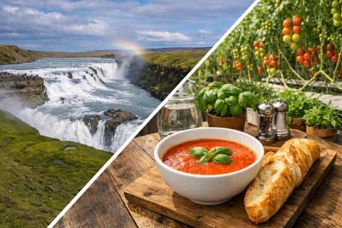 Golden Circle 6 Paradas: Sopa de Tomate e Cratera de Kerid (Tour Privado)