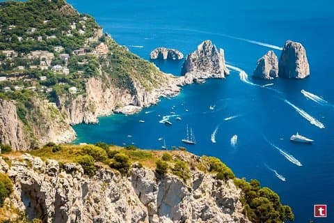Capri Nerano Positano y Amalfi Tour privado en barco desde Sorrento