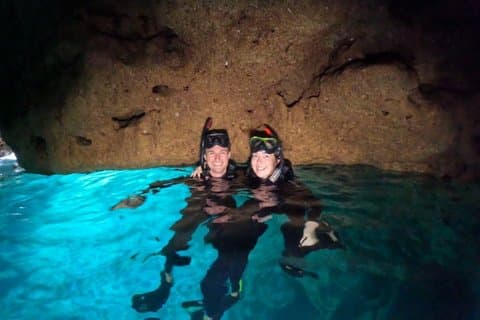Private Schnorcheltour in der Blue Cave Okinawa