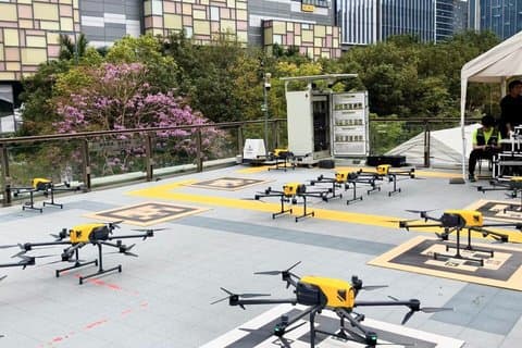 Fremtiden i Shenzhen teknologi flaggskip og drone levering tur