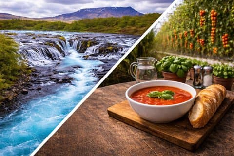 Golden Circle Extended med Bruarfoss & Farm Besøg 8 stop