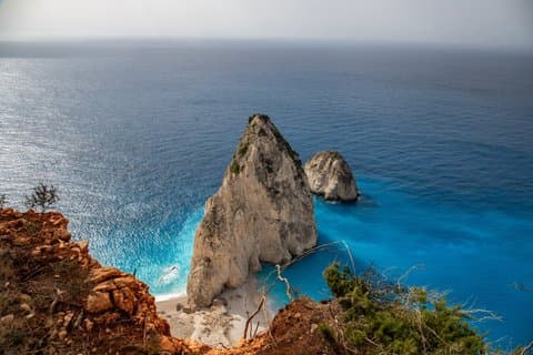 Zakynthos Private South Coast Tour de um dia Turtle Bay Keri e Cameo