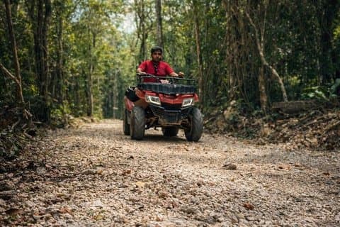 Akumal VIP ATV Cenote e Tirolesa com Transporte Incluído