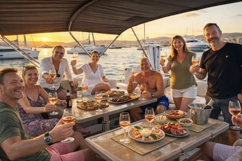 Cannes Navegación privada al atardecer a las Islas Lerins