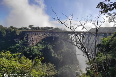 Excursão guiada de Victoria Falls Bridge e Bush Walk