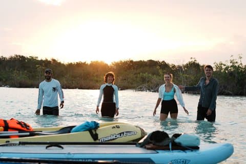 Bacalar Sunrise Paddle Board & kayaking , Breakfast & Pick Up