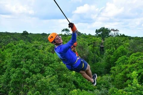 Soar, Splash & Swing: Extreme Zipline Adventure in Riviera Maya
