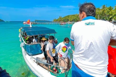 Tour en canoa Phu Quoc : Explora 3 hermosas islas en un día