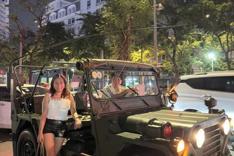 Autentisk Saigon Street Food Tour med US Army Jeep eller motorsykkel