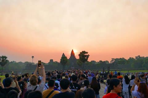 Angkor Wat Sunrise e-bike- en mountainbiketour vanuit Siem Reap