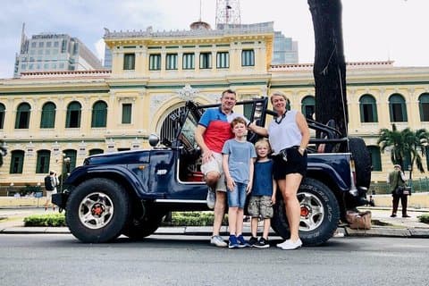 Tours en jeep privado por Saigón