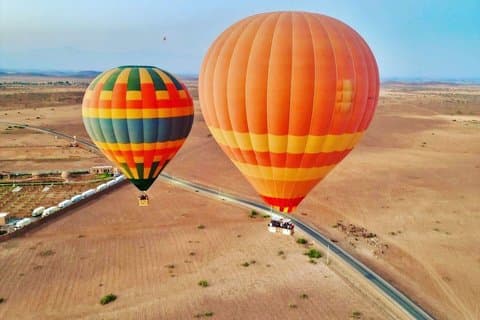 Marrakech varmluftballong med Souks tur