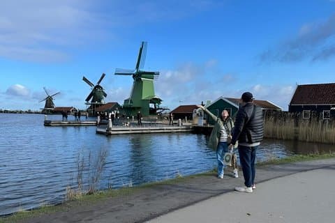 Amsterdam Zaanse Schans Windmills Clogs Fromage Visite en petit groupe