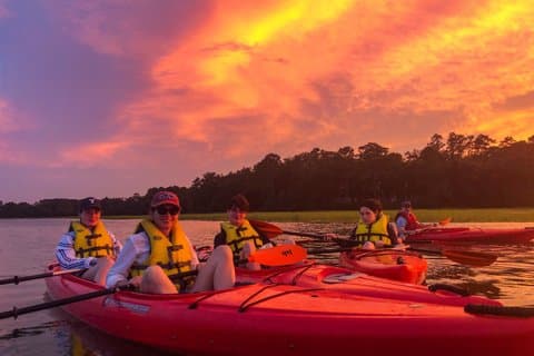 Guided Sunset Kayak Nature Adventure