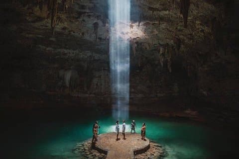 Chichén Itzá mit 2 Cenoten Suytun Ik und Valladolid Besuch