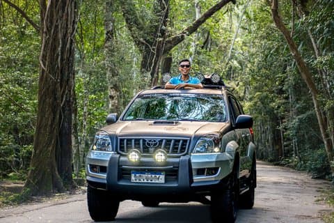 プライベート SUV 4x4: ペドラ ボニータ付きティジュカの森 8 時間 + 写真
