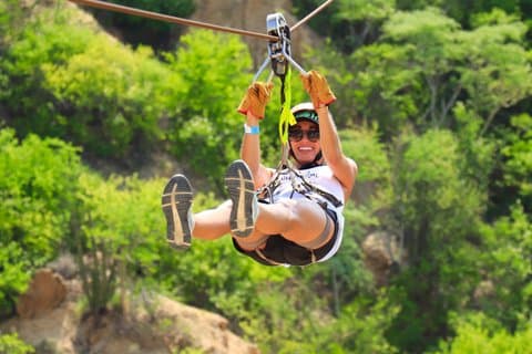 The Zipline Challenge in Cabo