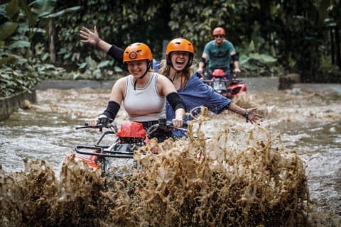Ubud Guidato ATV Quad Bike Avventura con pranzo