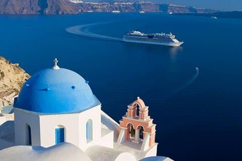 Santorini-tour met kleine groep voor passagiers van cruiseschepen
