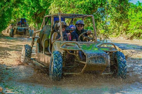 Buggy Cenote Adventure and Macau Beach and Dominican Culture