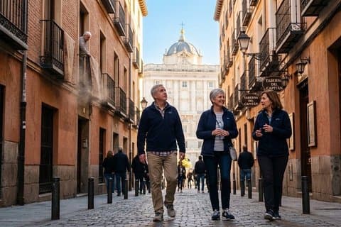 Palais Royal de Madrid : Visite privée à pied historique