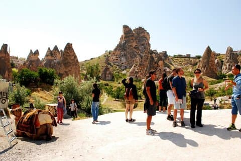 Excursion d'une journée complète en Cappadoce au départ d'Istanbul avec déjeuner en vol