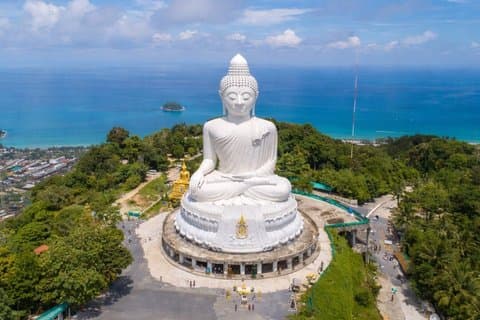 Ciudad de Phuket Puntos destacados : Gran Buda, Wat Chalong & Old Town