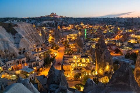 Cappadocië Hoogtepunten Tour in de avond