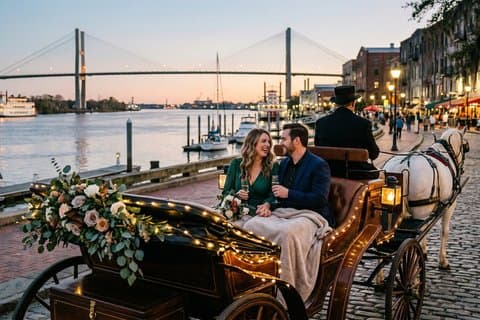 Private Wanderung durch Savannah Romantisches Kulturerbe