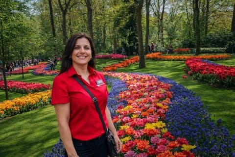 Fra Amsterdam : Keukenhof Billett, Transfer & Live Guide Alternativ