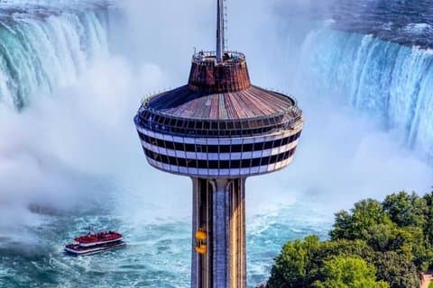 Niagara Falls Day Tour med båd, rejse og Skylon Tower