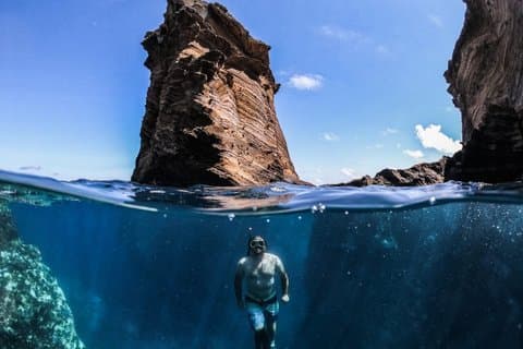 小島シュノーケリング＆ボートツアー - ヴィラ・フランカ小島周辺