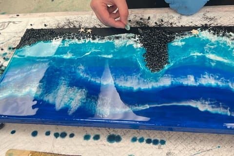 Resin strand scene opplevelse
