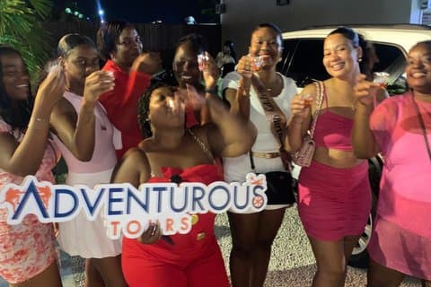 Party Bus Bar Hopping Nightlife with Shots in Sint Maarten
