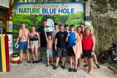 Dunn's River Falls and Blue Hole Falls Combo Day-Trip