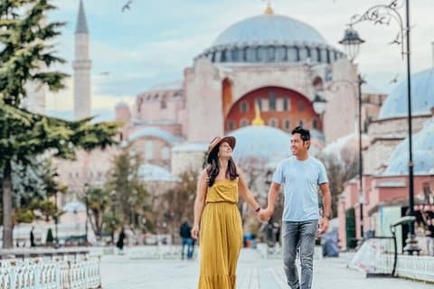 Servizio fotografico privato nel centro storico e luoghi iconici di Istanbul