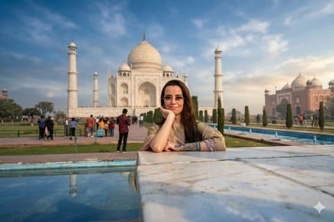 Sunrise tour to Tajmahal and Agra fort from Delhi