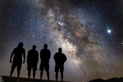 Zonsondergang en sterrenkijkende minibustour met kleine groep op de Teide