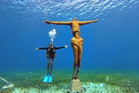 Park inträde och dykning erfarenhet i Cozumel