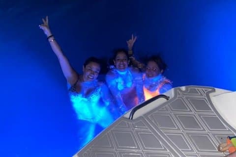 Avkopplande dag på Ft. Lauderdale Sandbars på en 37 till 40 Ft Yacht