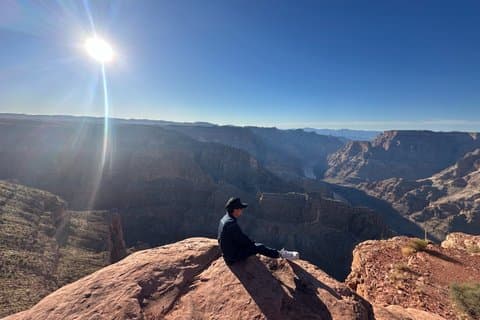 Valley of Fire og Grand Canyon West Private Tour fra Las Vegas