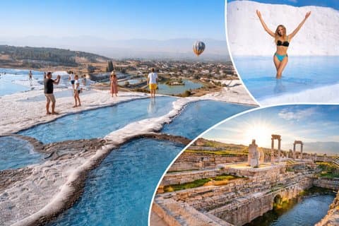 Pamukkale Hierapolis e tour in piscina di Cleopatra con pranzo