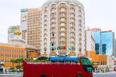 Macau City Sightseeing Hop On Hop Off Open Top Bustour
