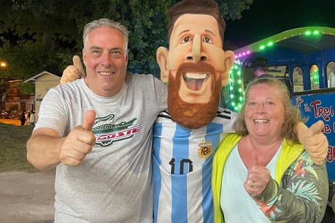 Football World Cup and Asado in Buenos Aires with a Local Family