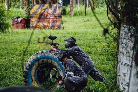 Bali Paintball spillet eventyr i Ubud