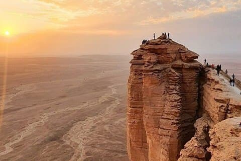 Edge of the World 4x4 Adventure : Sonnenuntergang & Sternenbeobachtung ab Riad