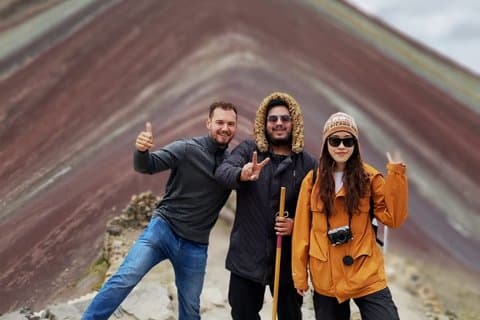 Tour di un'intera giornata di Rainbow Mountain con Valle Rossa opzionale