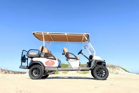 6 Seater Luxury Golf Cart Rentals in Port Aransas Texas